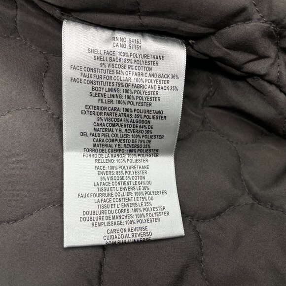 Levi’s Faux Leather Sherpa Collar Trucker Jacket Men’s Large Free Shipping - Picture 9 of 11